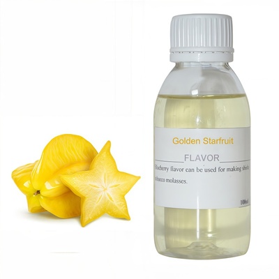 Food Grade Golden Concentrated Starfruit Fruit Flavors
